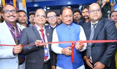 रायपुर में SBI के आधुनिक भवन का शुभारंभ: मुख्यमंत्री विष्णु देव साय बोले- ग्राहकों को मिलेंगी बेहतर बैंकिंग सुविधाएं