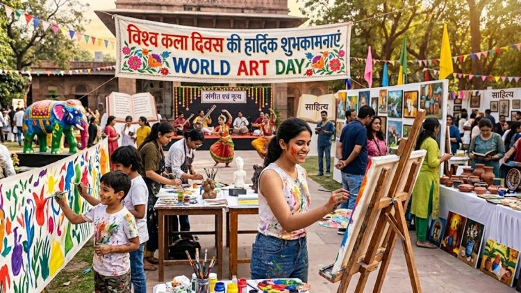 विश्व कला दिवस : मानव आत्मा के सौंदर्य, संवेदना और सृजन का वैश्विक उत्सव