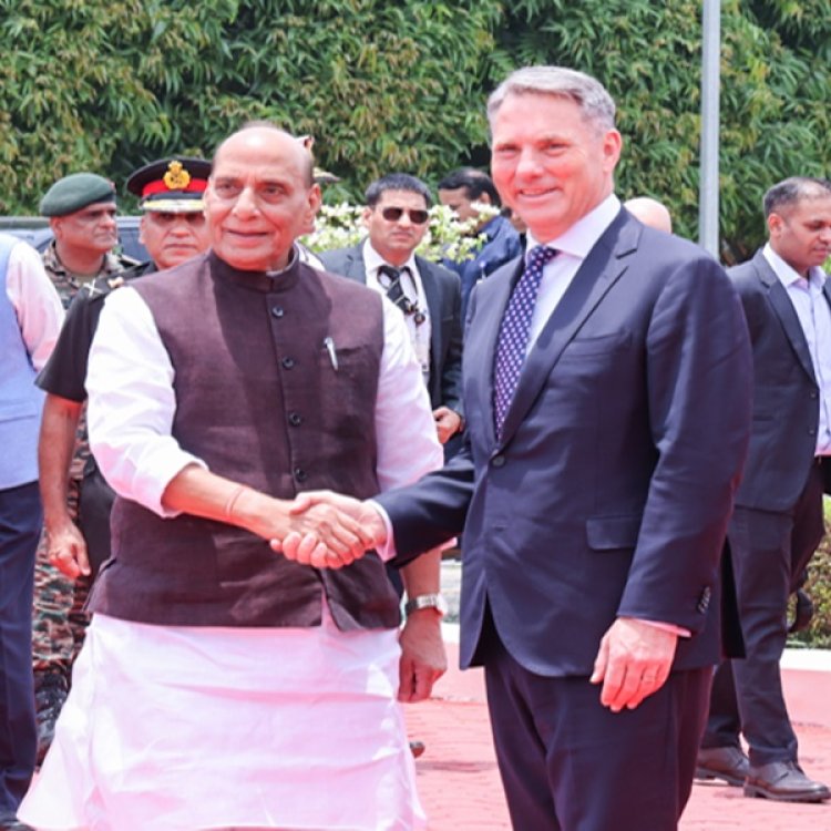 रक्षा मंत्री राजनाथ सिंह और ऑस्ट्रेलिया के उपप्रधानमंत्री भारत-ऑस्ट्रेलिया रक्षा मंत्रियों के दूसरे संवाद की संयुक्त अध्यक्षता करेंगे